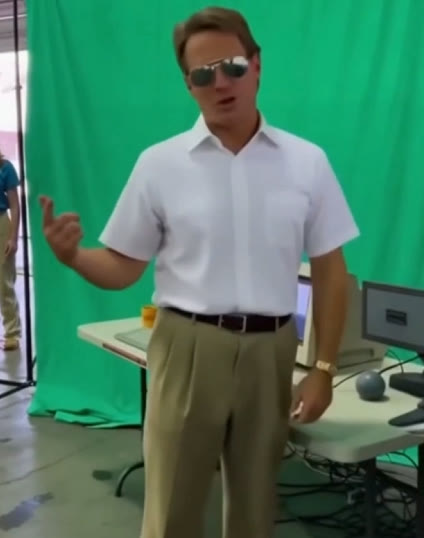 Trent Junior in the studio