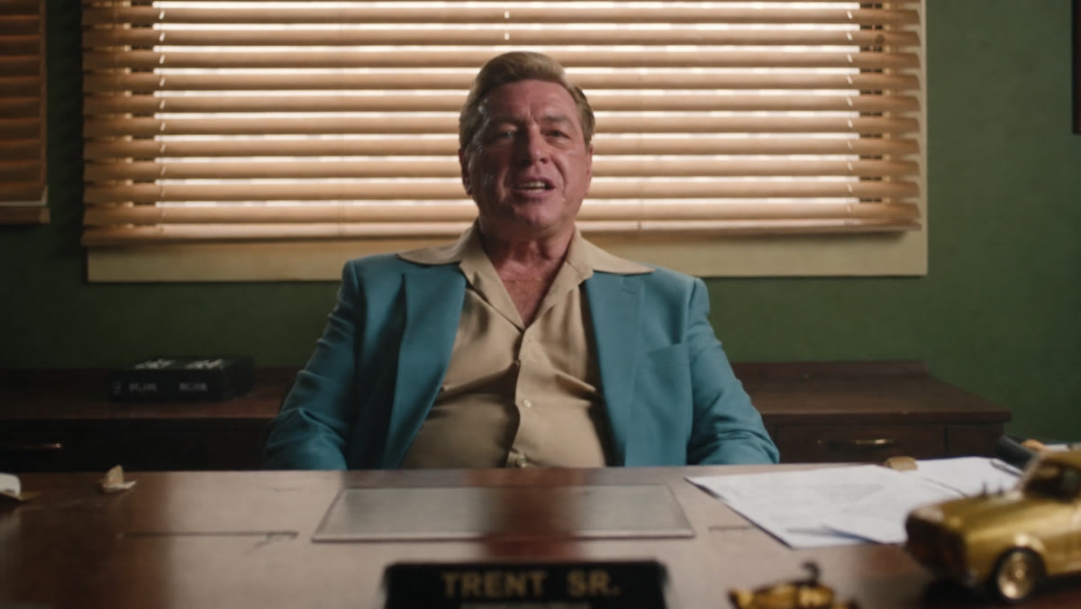 Trent Senior at his desk